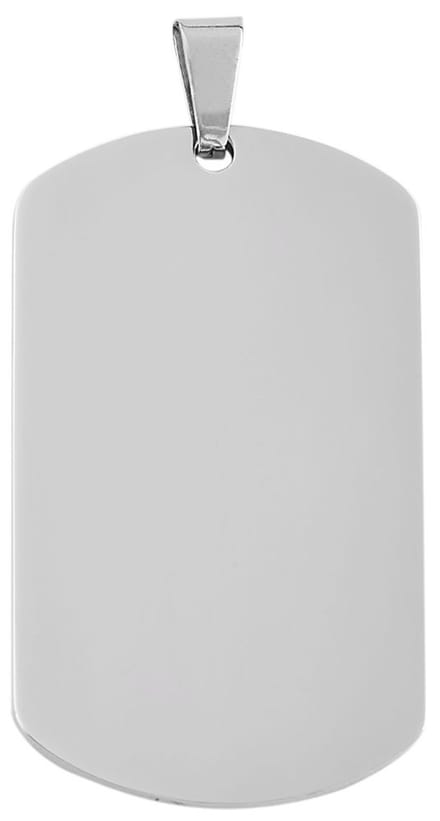 AKZENT Akzent unisex hanger van Edelstahl als dogtag