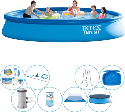 Alles in 1 Zwembad Pakket -  Easy Set Rond 457x84 cm