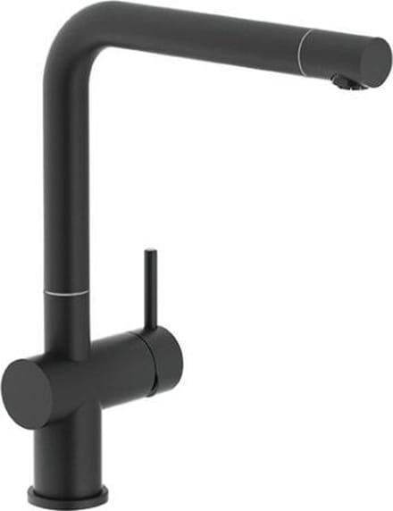 Franke Keukenkraan Zwart Active Plus Matt Black Met Vaste Uitloop 1150524888