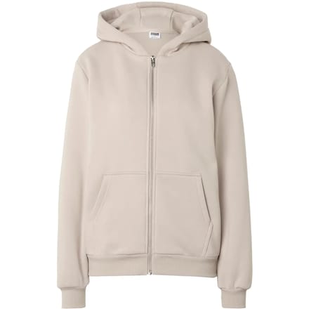 Urban Classics - Fluffy Vest met capuchon - 5XL - Grijs