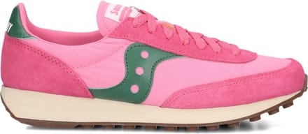 Saucony Trainer 80 Sneakers - Suède - Dames - Roze - Maat 43