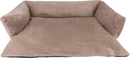 District 70 NUZZLE - Zachte Mand Voor Op De Bank - Small: 65 x 75 cm - Taupe