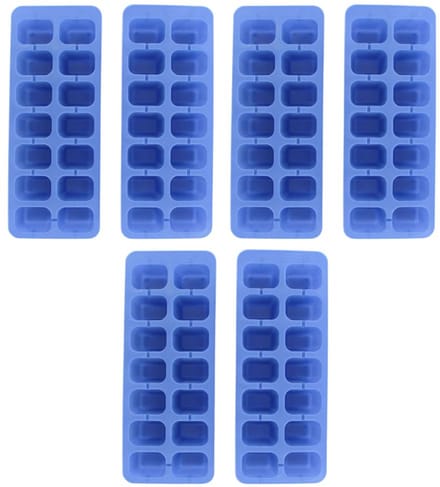 Set van 6 IJsblokjesvormen 14 ijsblokjes Fackelmann Bar Concept