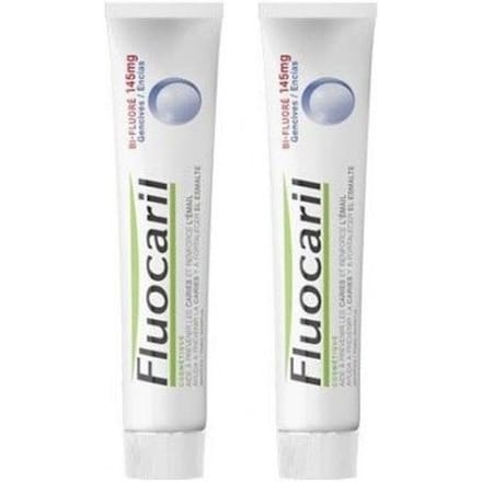 Dentifrice - FLUOCARIL - Bi Fluoré - 145 mg - Gencives Sensibles - Menthe - 2x75 ml
