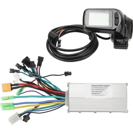 Borstelloze Motor Controller 36V 48V 60V 500W 28A 3 Modes Sinusgolf Motor Snelheidsregelaar met Display