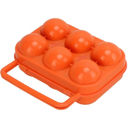 Boîte à œufs portable de rangement ABS 6 compartiments pour le stockage des œufs en extérieur et en intérieurBleu