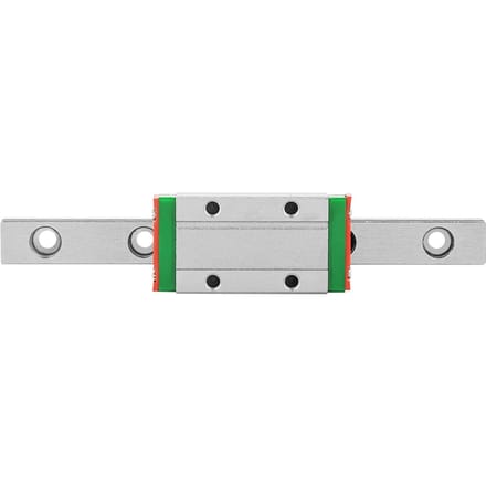 100mm MGN9H Miniatuur Lineaire Rail Geleiderail 9mm Breedte Schuifblok