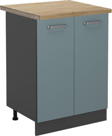 Vicco R-Line Keukenonderkast – 60 cm, WB Eik Blauw-grijs
