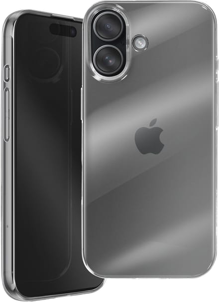 Tactical, Hoesje Geschikt voor Apple iPhone 17 Compatibel met Draadloos Opladen Qi, Transparant