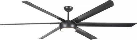 Freelight - Plafondventilator Ventisei Ø 213 cm XXL zwart
