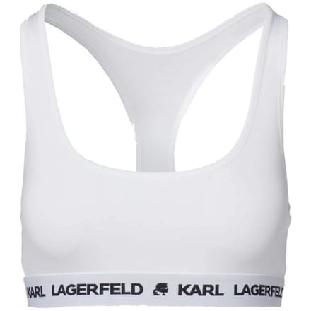 KARL LAGERFELD LOGO BRALETTE Wit S EU
