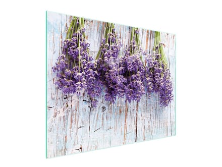 TMK ArtDeko - Snijplank - Glas - 52x40 cm - Lavendel