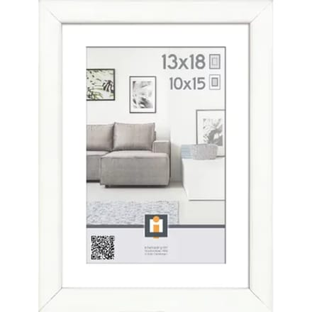 Fotolijst kliklijst Madrid 13x18 cm wit decoratie karton.