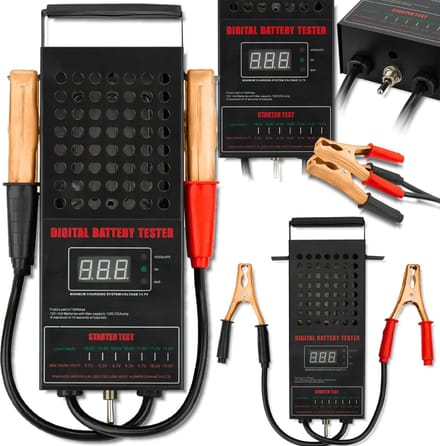 Forcekraft Serie - Digitale Accutester - 12V - 100A - LED Display