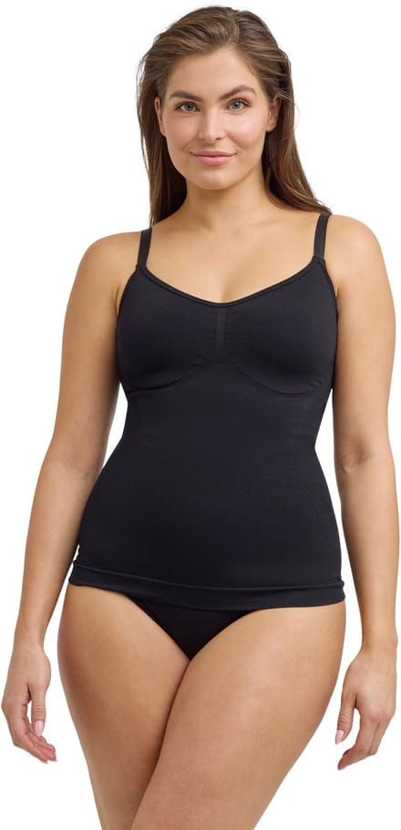 FALKE Shaping Top met vormgevend effect functioneel materiaal top van onderlaag dames zwart - maat M