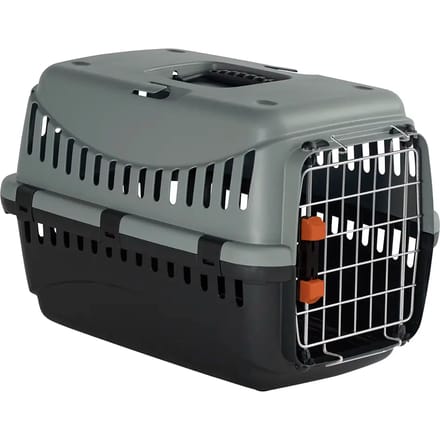 Duvoplus - Reisbench - Hond - Bracco Eco Travel Box 4 70x50x51,5cm - Max. 8-25kg Grijs/groen - 1st