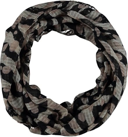 Sarlini Snood Colsjaal Print Camel