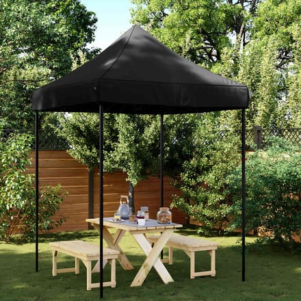 vidaXL - Partytent - inklapbaar - pop-up - 200x200x306 - cm - zwart
