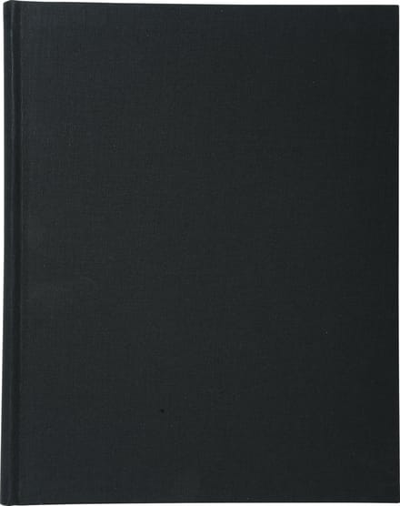 Exacompta Register 32x25cm geruit 5x5 - genummerd - 200 blad - Zwart - 6412E