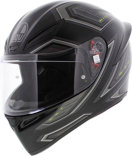 AGV K1 S Motorhelm Sling mat zwart grijs
