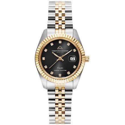 Christophe Duchamp Diamond Elysees CD7201-7 Dames Horloge 33mm 5ATM