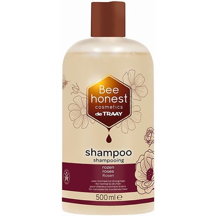 Bee Honest Shampoo Rozen 500ML droog & normaal