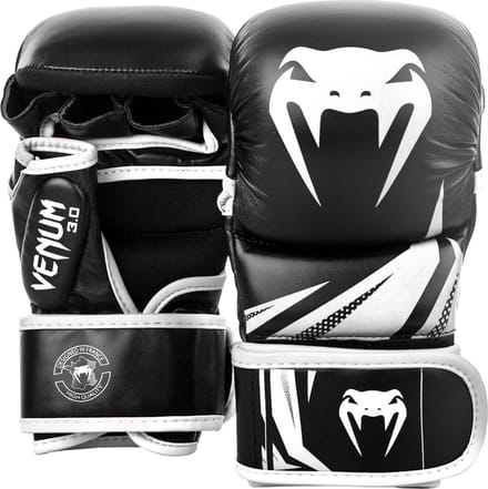 Venum Challenger 3.0 MMA Sparring Handschoenen Zwart Wit - S