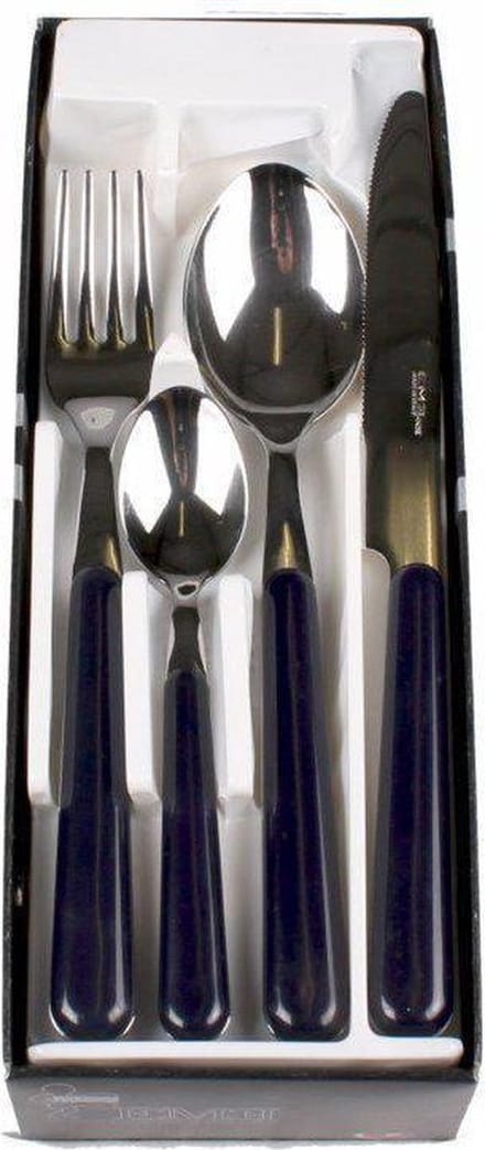 Kitchen Trend Brio Bestekset - 24-delig - Donkerblauw
