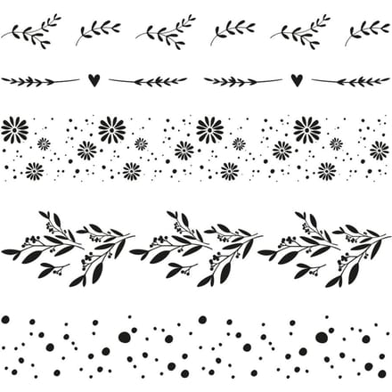 Clear Stamps "Bloemmotieven"