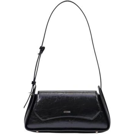 GUESS schoudertas Xena Flap Shoulder Bag Black zwart