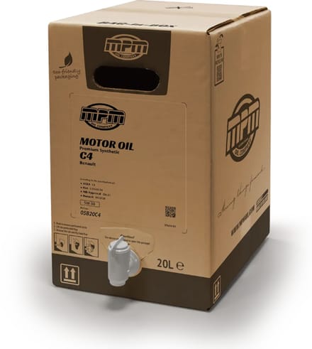 MPM5W30 Motorolie Premium Synthetic C4 Renault | 20 liter | BIB | 05B20C4