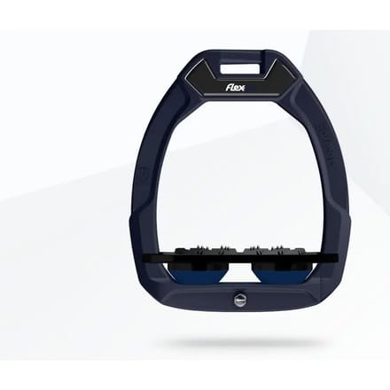 Veiligheidsstijgbeugels Plat Ultra Grip Aluminium/Zwart/Marinblauw Flex-On Safe-On