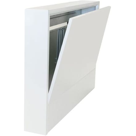 Megabad Profi Collection Floor heating wall cabinet surface-mounted for manifolds with 4- 5 heating circuits MBWSAP45