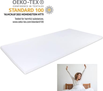 Cool & Warm - Topdek 90x200 - Topper Koudschuim - Oplegmatras