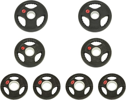 MDsport - Olympische halterschijven - Bumperplate - Voordeelset 20KG