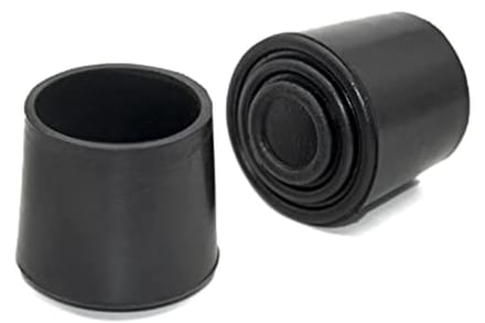 Antislip Stoelpoot Beschermers - Zwarte Rond 32mm - 4 Stuks