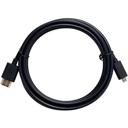 Obsbot 230373 HDMI-kabel HDMI Aansluitkabel HDMI-micro-D-stekker, HDMI-A-stekker 1.50 m Zwart 4K UHD