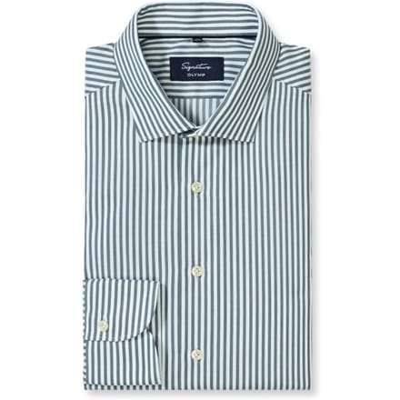 OLYMP Signature Overhemd, Tailored Fit, Signature Kent, Groen