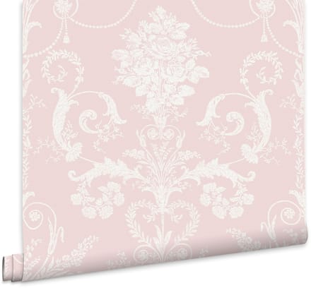Laura Ashley Josette Behang - Bloemen - 10mx52cm - Roze