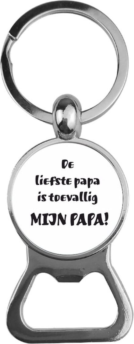 Bieropener Glas -  De Liefste Papa