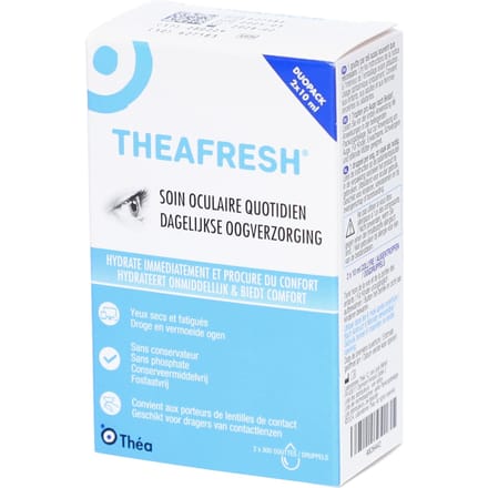 Theafresh oogdruppels - 2x 10ml - Conserveermiddelvrij - Hydraterend - oogverzorging