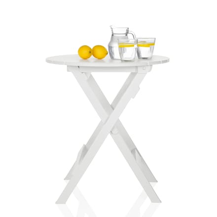 Tuintafel / klaptafel TRAVANO T kunststof wit hjh LIVING