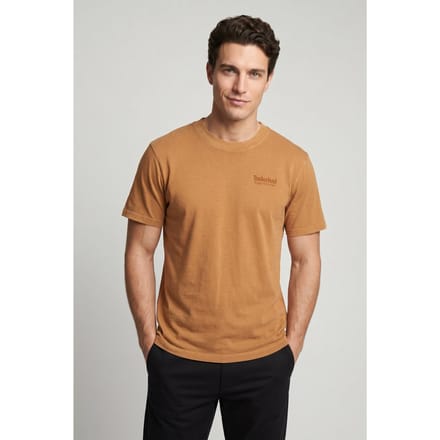Timberland Rugged Active Gear Back Graphic Tee Brown Taglia: L | Magliette basic Outlet | Uomo | Marrone