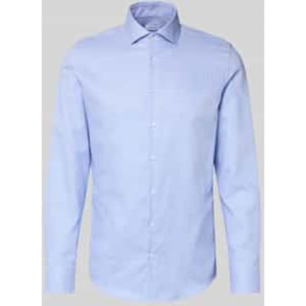 Slim fit zakelijk Hemd van Katoen met Kentkraag