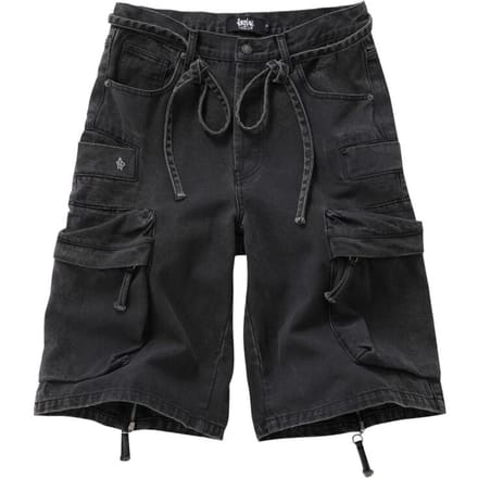 Forplay Shorts - Oversize Cargo Shorts grey washed - 30 tot 40 - voor Mannen - donkergrijs