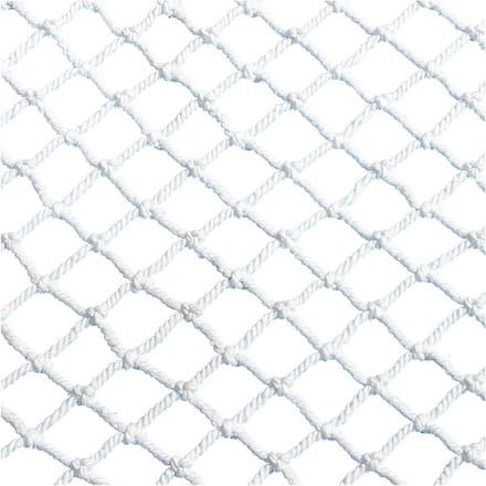 Veiligheidsnet Nylon - Beschermnet Balkon - Kind en Dier - Handgeweven Robuust - 1x1 Meter - Wit