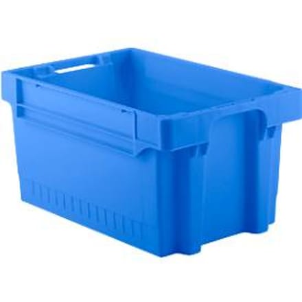 Euronorm bak EFB 643, 54 l, blauw