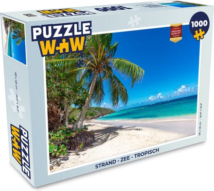 Puzzel Strand - Zee - Tropisch - Legpuzzel - Puzzel 1000 stukjes volwassenen