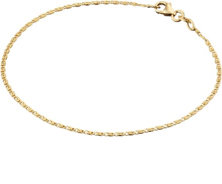 Glow 204.2188.18 Dames Schakelarmband 14 Karaat Goud