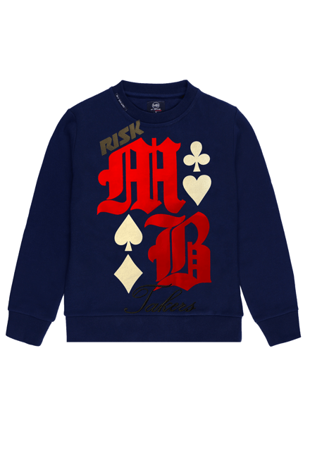 MB Card Sweater | NAVY - NAVY / 6